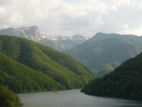 Overview of Vagli the lake from the road that goes to Vergaia Careggine Overview of Vagli the lake from the road that goes to Vergaia Careggine