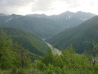 Panorama: Vagli´s Lake and valley. Panorama: Vagli´s Lake and valley.