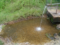 Laghetto termale di Prà di Lama; fonte dell´acqua termale Laghetto termale di Prà di Lama; fonte dell´acqua termale